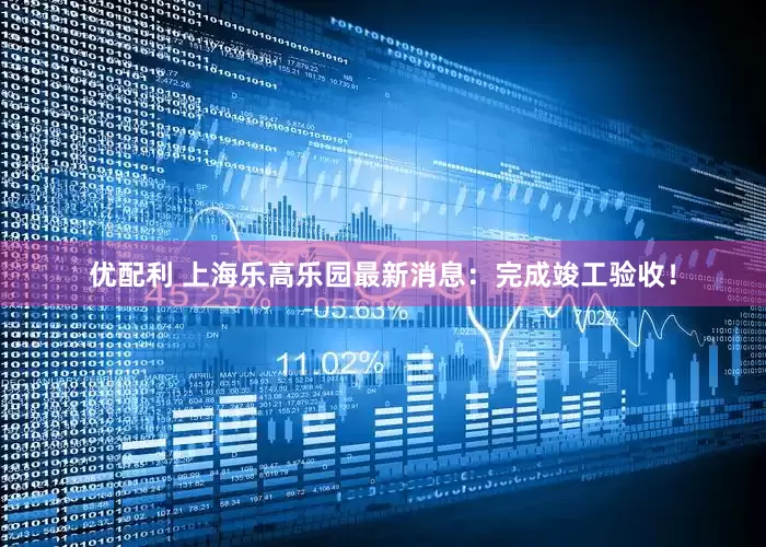 优配利 上海乐高乐园最新消息：完成竣工验收！